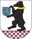 Coat of arms of the city of SmarhoÃâ. Republic of Belarus